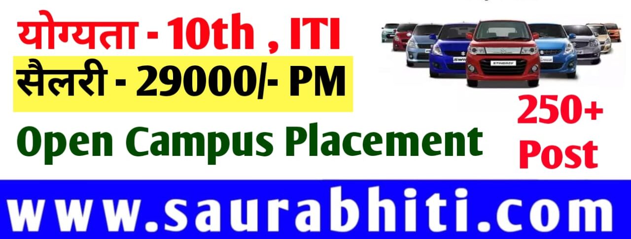 Read more about the article Maruti Suzuki Recruitment 2024