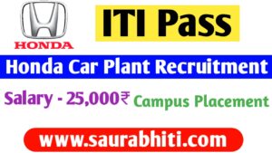 Read more about the article Honda ITI Recruitment 2024: होंडा कंपनी मे आईटीआई पास के लिए भर्ती