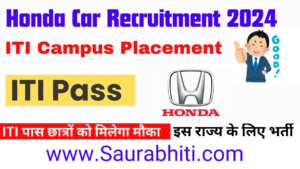 Read more about the article Honda Cars Recruitment 2024: यहाँ निकली आईटीआई पास के लिए 200 से अधिक पदों पर भर्ती