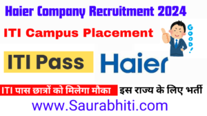 Read more about the article Haier India Recruitment 2024 : Campus Drive